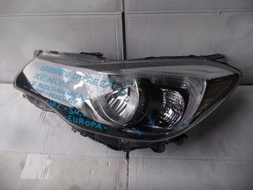 Ксенон левый лампа левая перед фара subaru impreza 2012- чёрный eu slask фото №1