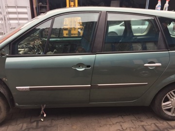Renault grand scenic ii 2003-2009 дверь левый зад фото №1
