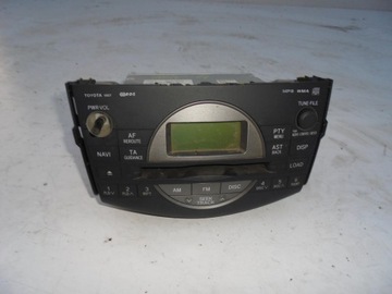 Радио cd 86120-42220 toyota rav 4 iii фото №1