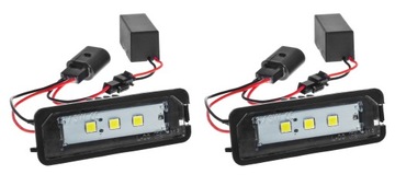 Підсвітка led vw passat b6 golf iv v vi 3xled фото №1