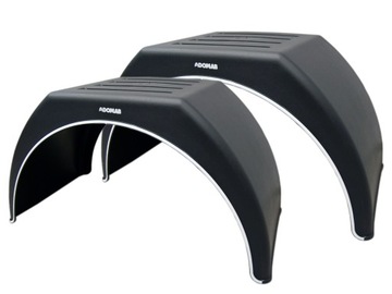 2x крыло зад спарка подкрылок domar 15 16 автобус фото №1