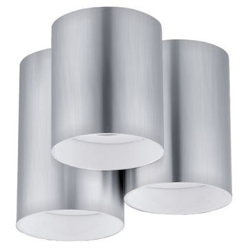 Shade eglo 22 gray tube,triple,aluminum, фото