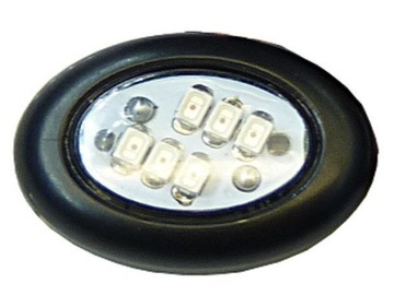Фара 6 led підсвідка smd світлодіодна габаритна tir автобус 12v 24v, фото