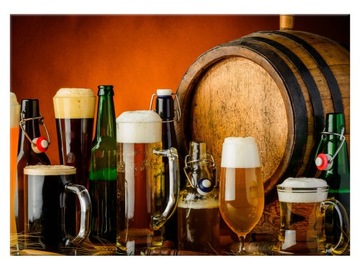 Image on canvas food beer for the home 70x50 beer, фото