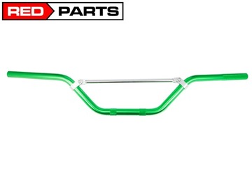 Steering wheel motorcycle cross enduro atv 22 mm green motorcycle kawasaki suzu, фото