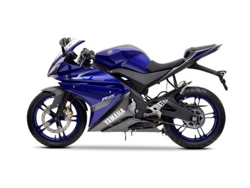 Yamaha yzf r125 наклейки наклейка комплект 2013-14 сигнальні ракети blue, фото