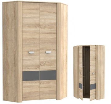 7dni forte yoop cabinet angular yps92 sonoma shelves, фото