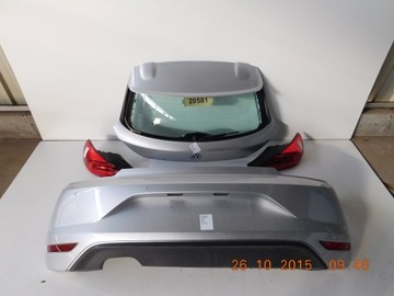 Vw scirocco restyling rear bumper parking sensor la7w, фото