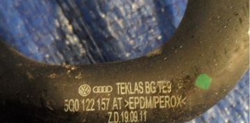 Vw golf vii tsi патрубка трубка воды 5q0122157at, фото