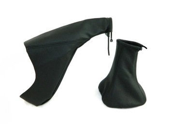 Casing (cover) gear shifting + handbrake complete genuine leather opel astra g, фото