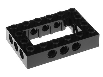 Lego frame 4x6 beam 40344 4144025 black, фото