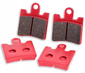 Bony fish brake pads motorcycle organic (no ece), фото