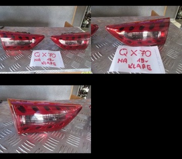 Lantern headlights infiniti qx70 qx 70 2015 on the trunk lid, фото