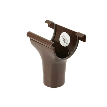 Marley system 75/ 53 on balcony terrace garage drainage funnel gutters 75 brown, фото