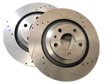 Brake disc audi a6 c6 ass drilled nacinan, фото
