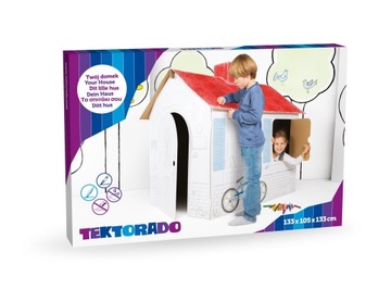 Cardboard lodge tektorado for painting, фото