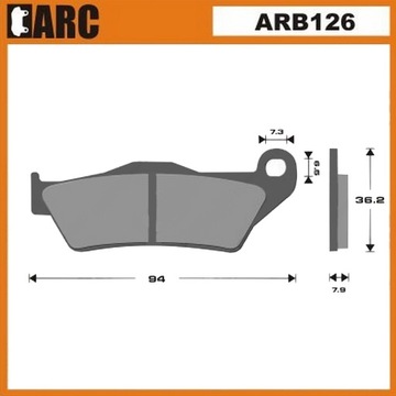 Pads brake front gilera 800gp aprilia srv850, фото
