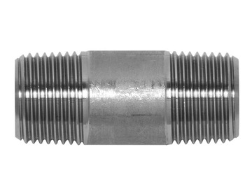 Nipple bilateral acid-resistant stainless 1/ 2", фото