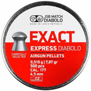 Дробові патрони jsb diabolo exact експресс 4. 52mm 500szt (546257-500), фото