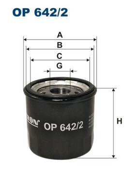Filtron grease filter op642/ 2 op642 renault 1. 1/ 1.2, фото
