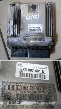 Audi a5 3, 0tdi computer 8k0907401b 0281014722, фото