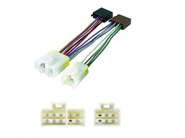 2 x interface iso adapter for installation radios nissan primera micra almera patrol, фото