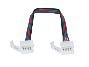 Connector to plume led backlight rgb 10mm angular/ angular, фото