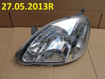 Front left headlight front toyota yaris 1 fl restyling, фото