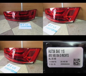 Tail light audi q7 4m0 right 4m0945094d, фото