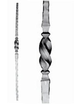Rack forged 11.054 balustarada baluster stairs slupy, фото