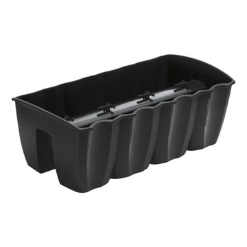 Flowerpot plastic gray prosperplast 58, 5 centimeters x 28, 5 x 20, 5 centimeters, фото