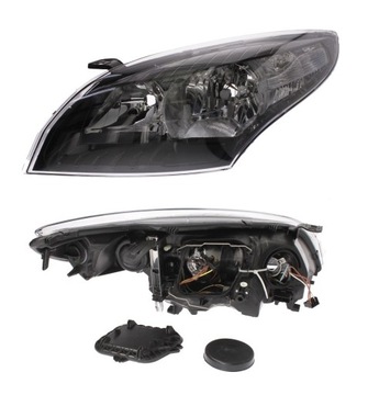 Headlight lantern renault megane 3 08-13 black le, фото