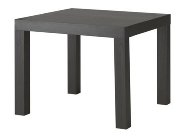 Ikea varnish table czarnobraz 55x55 centimeters, фото