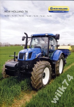 New holland t6 prospekt 2013 tractor, фото