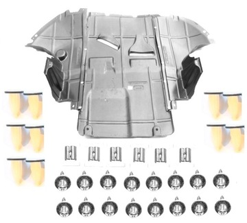 Jumper ducato boxer from 2006 protection lower motor clips, фото