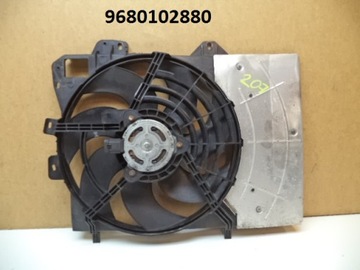 Peugeot 207 c3 radiator fan 1.6 hdi, фото