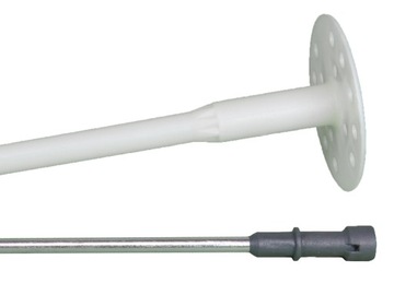 Clips to polystyrene metallic holder 30cm 100 pcs., фото