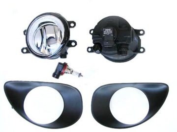 Протитуманні фари+ решітки toyota yaris 2006-2009, фото