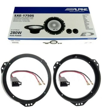 Speakers alpina sxe-1750s opel omega astra vectra, фото