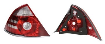 Tail light ford mondeo mk3 white turn signal chrome le, фото
