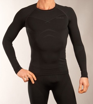 T-shirt thermo odlo warm evo 183132 r. left, фото