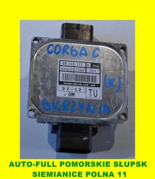 Контроллер компьютер коробки opel corsa c 09115117, фото