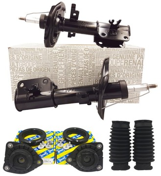 Shock absorbers bumpers bearing renault laguna 3 front original!! set, фото