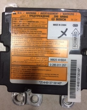 Infiniti q50 block control unit airbag 98820-4hb0a, фото