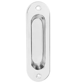 Fasteners recessed for sliding doors chrome, фото