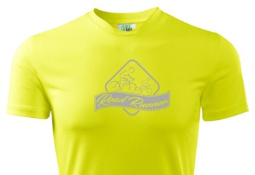 Road runner reflective t-shirt bicycle thermal, фото