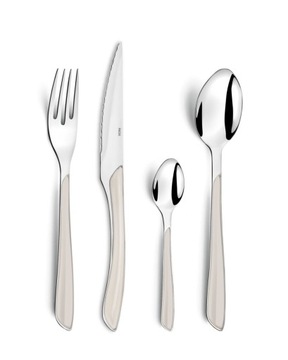 Amefa 48 colored modern cutlery eclat complete dining 12 places, фото