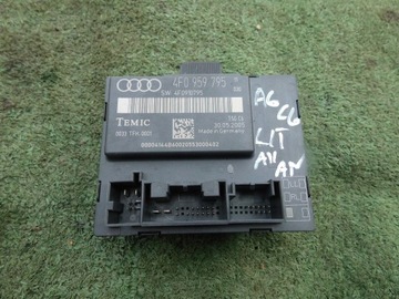 Block door 4f0959795 audi a6 c6 left back, фото