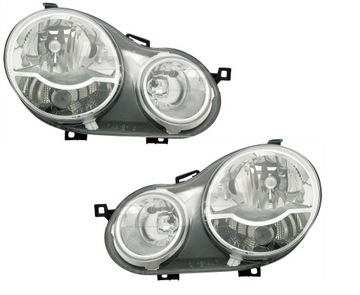 New headlights vw polo 01-05 9n+ engine complete, фото