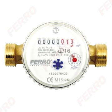Water meter for water cold ferro cdsd15afplus 1/ 2", фото